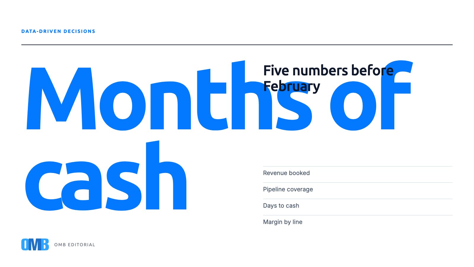 Five numbers a CEO should open the year with in January